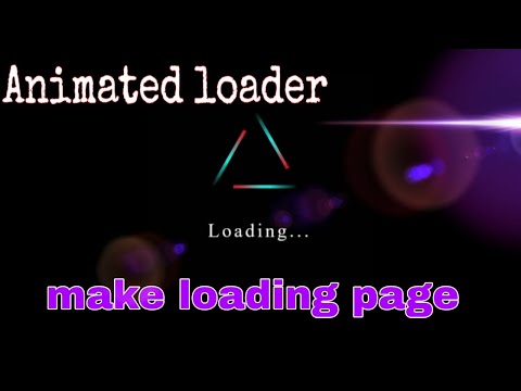 Loading page || using HTML and CSS only (source code in description)