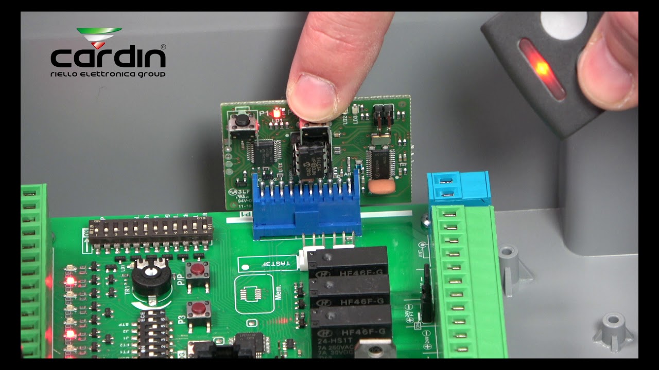 CANCELLAZIONE DI UN SINGOLO TASTO DI UN RADIOCOMANDO - RICEVENTE CARDIN TRADE OC2