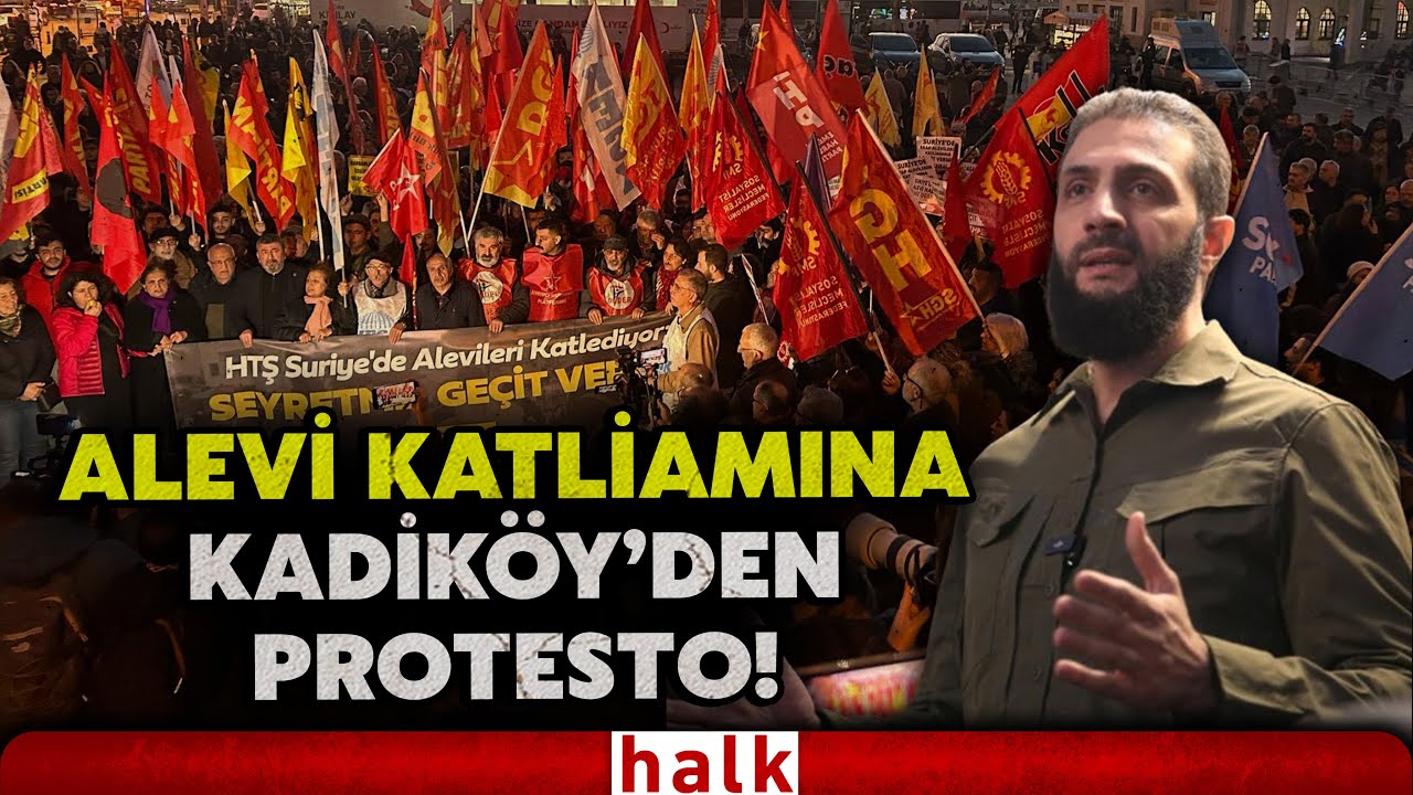 Suriye’deki Alevi katliamlarına Kadıköy’den yüksek sesle protesto!