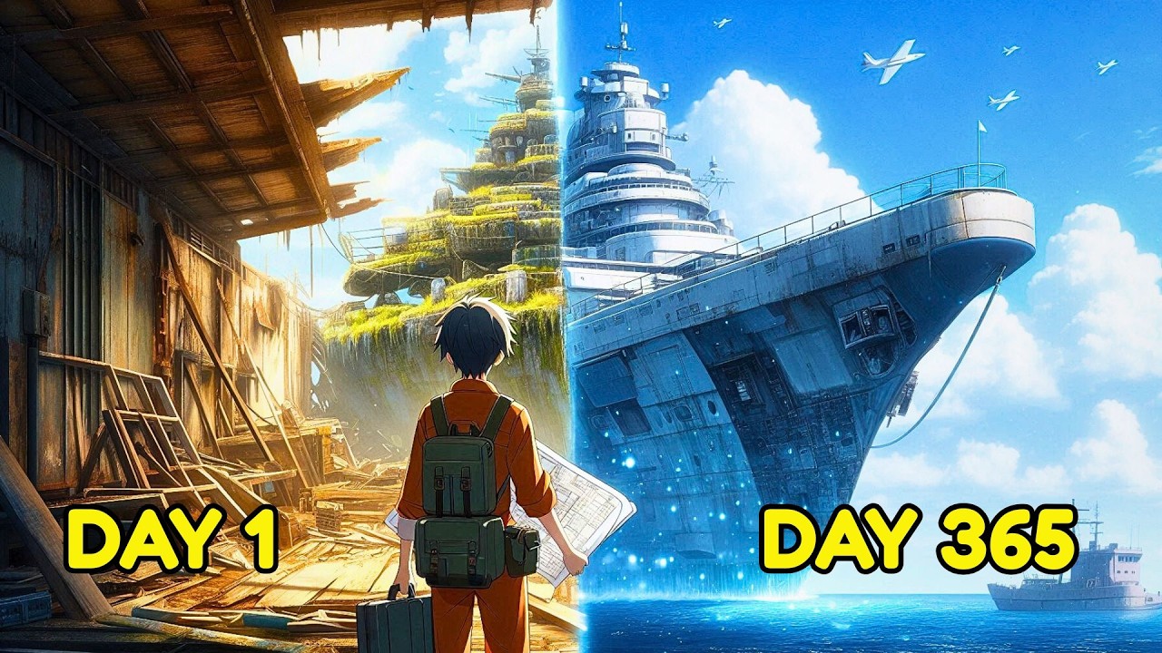 ( 𝙃𝙄𝙉𝘿𝙄 ) Weak Boy Gets Battleship⚡Upgrades It Into OP GOD-Level War Machine 😱🔥 | Manhwa Recap (EP1)