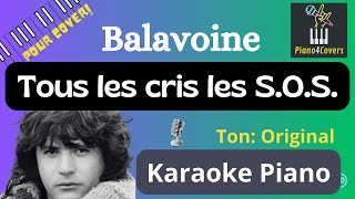 Karaoke Piano Tous les cris les S.OS. (Balavoine)