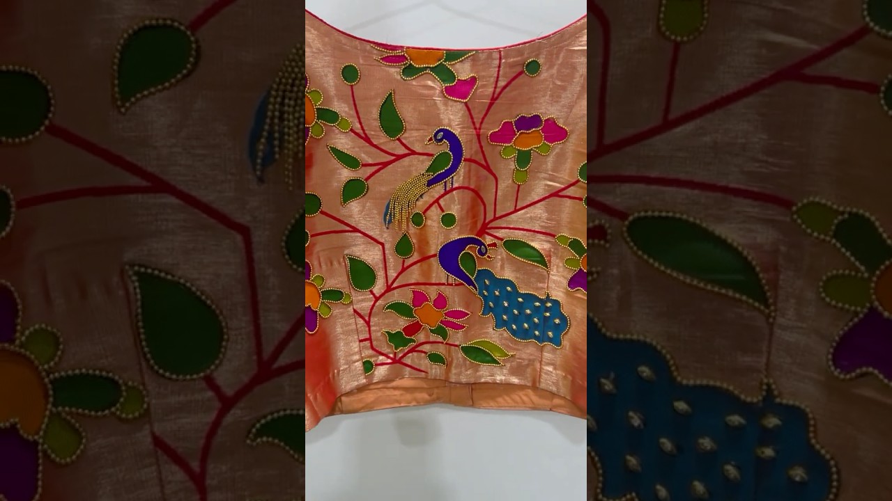 Paithani blouse design 