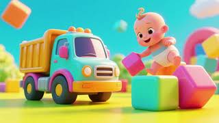 Baby Truck and the Colorful Cubes | Learning Colors for Kids