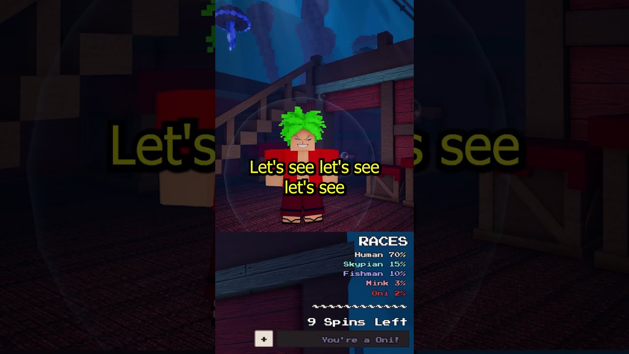 Spinning Race in Pixel Piece! Will I get Oni Race?!