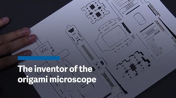 The inventor of the origami microscope