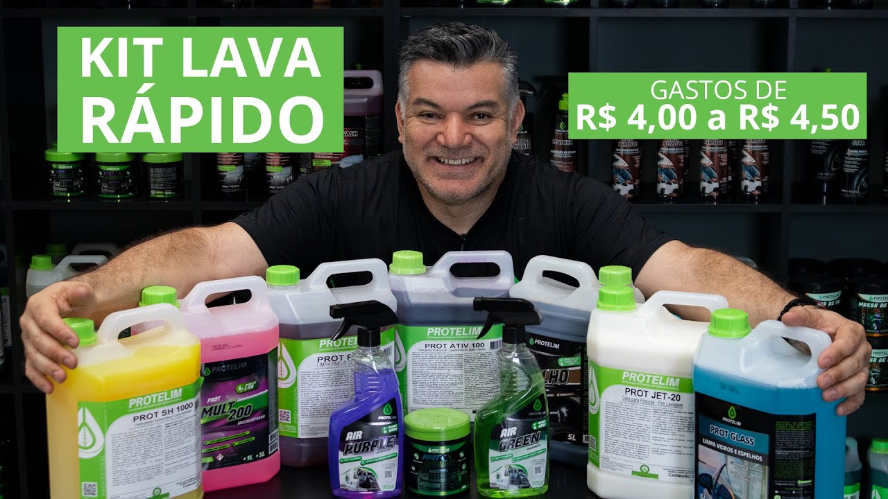 Kit Lava Rápido | O que você está esperando para adquirir o seu? - YouTube