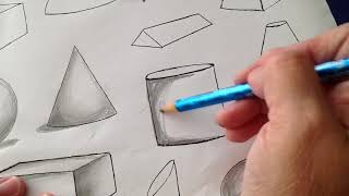 Shading Worksheet -forms with edges