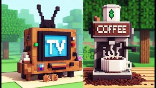 Minecraft: 10+ NEW Furniture Build Hacks in 1.21!