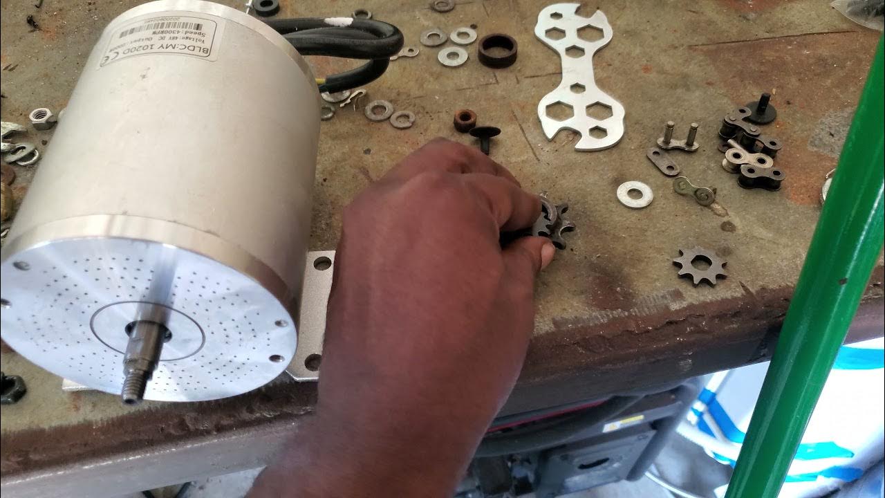 Baja mini bike conversion to electric YouTube