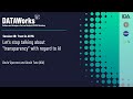 Let’s stop talking about “transparency” with regard to AI