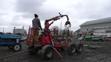 #1726 - Metavic 1150 6 Wheel Log Wagon with Tongue for sale
