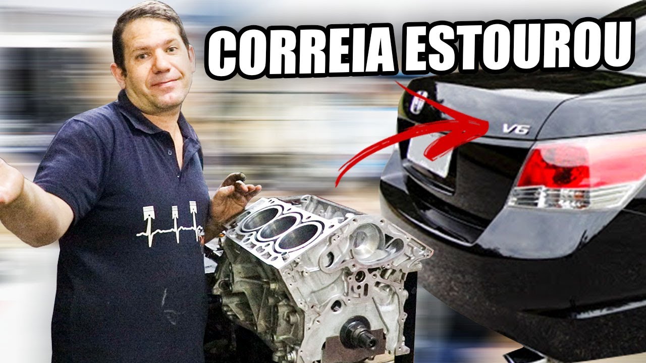 ATROPELOU TUDO!! 😱 MOTOR 3.5 V6 DE HONDA ACCORD GANHOU VIDA NOVA!!