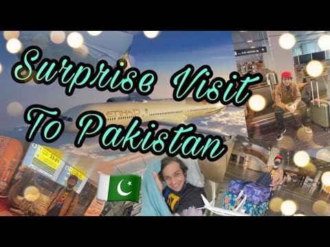 surprise visit to pakistan