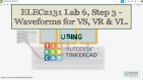 ELEC2131 Lab 6 Step 3 - Waveforms for VS, VR & VL 2025