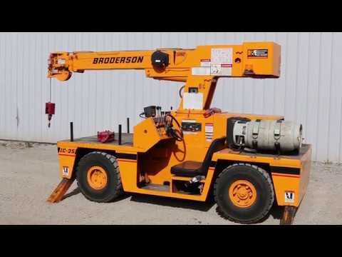 15 Ton Broderson Load Chart