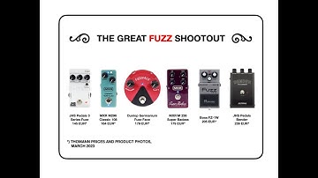 Six FUZZ pedals --- which sounds the best?