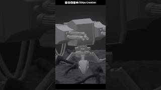 How I Created a Robot in Autodesk Maya in Just 50 Seconds! ⚡ #3dmodeling #shorts