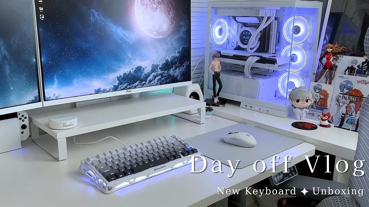 Vlog | 一目惚れしたキーボードを開封⌨️オタクのまったり休日 