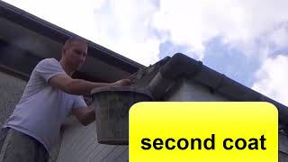 How to cement roof tiles pointing