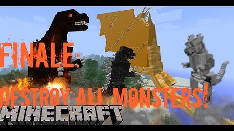 Minecraft Godzilla Mod  Ep. 11: FINALE DESTROY ALL MONSTERS!