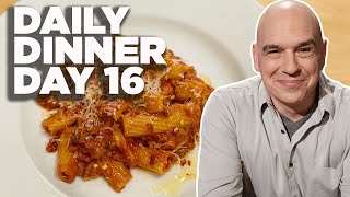 Pasta With Meat Sauce Daily Dinner Day 16  Daily Dinner With Michael Symon  Food Network