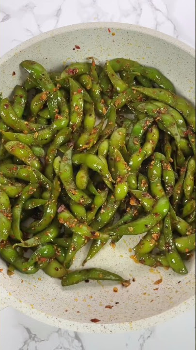 Spicy Edamame Bean #japanesedish #recipes
