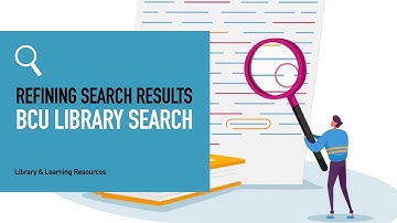 Refining BCU Library Search results