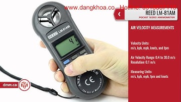 Máy đo tốc độ gió LM 81AM