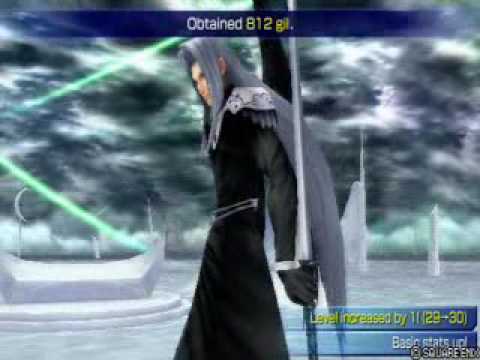 DISSIDIA FINAL FANTASY REPLAY US ver  Sephiroth vs Cloud