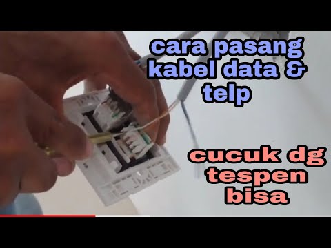 Video: Cara Meletakkan Kabel Pasangan Berpintal