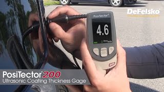 PosiTector 200 - Measuring Coating Thickness on Wood, Plastic, Concrete and More PosiTector 200 - Measuring Coating Thickness on Wood, Plastic, Concrete and More