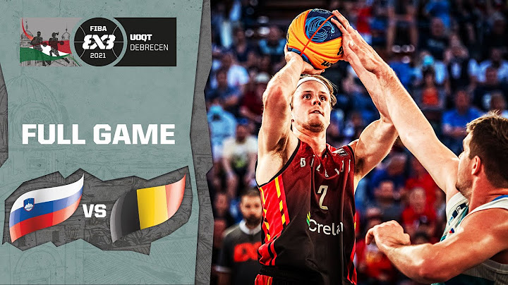 Slovenia v Belgium | Men's - Full Game | FIBA 3x3 Universality Olympic Qualifying Tournament