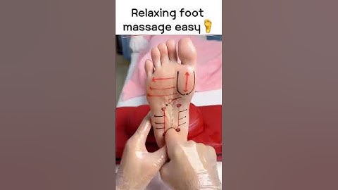 Relaxing foot massage tutorial #footmassage #footmassagetherapy #massagetutorial