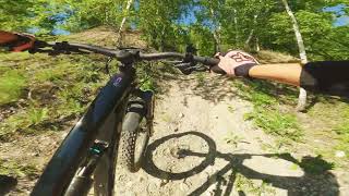 Разблочиваю себе съезжалки после перелома #mtb #велосипед #canyon