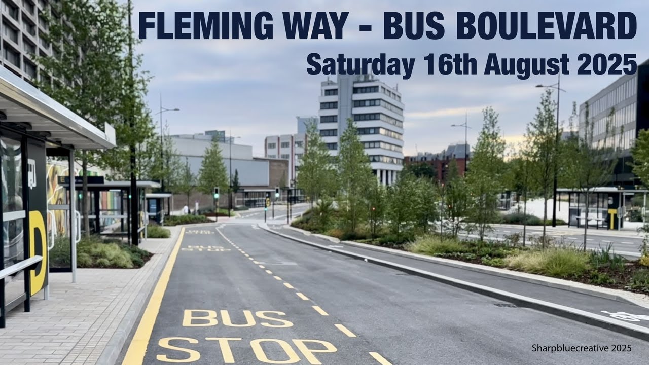 Fleming Way Bus Boulevard Saturday 16th August 2025