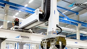 Watch the test run of the Complete Production Cell Concept for HHV3 - MODIG Manufacturing Solution