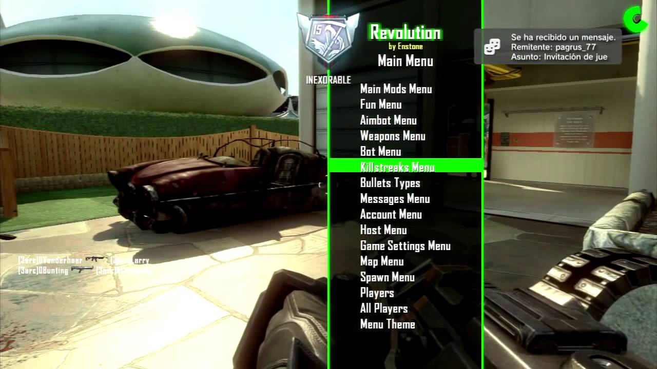 MOD MENU REVOLUTION BY ENSTONE  FREE  +DOWNLOAD   HACKS BLACK OPS 2 [1.19]