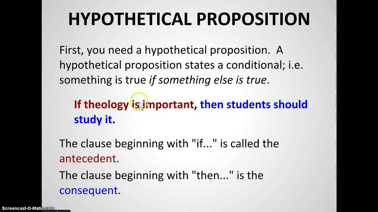 make an essay differentiating hypothetical syllogism from categorical syllogism
