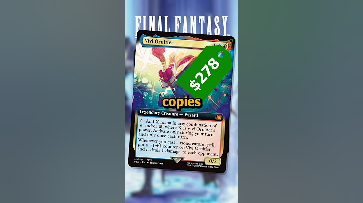 Why Are Final Fantasy Extended Art Foils So Expensive?