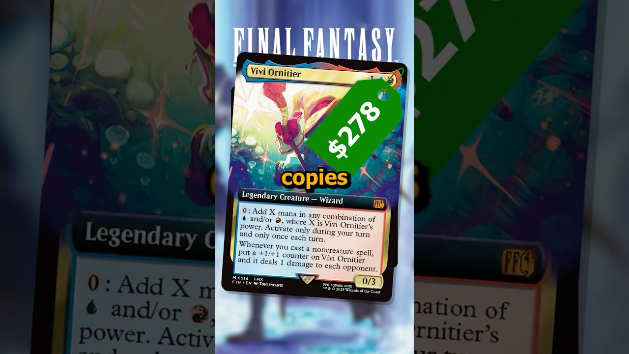 Why Are Final Fantasy Extended Art Foils So Expensive?