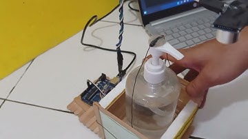 "Hand sanitizer otomatis berbasis Arduino uno"
