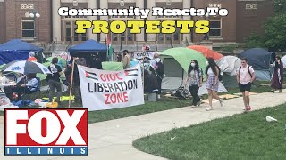 The Community Reacts to the University of Illinois Pro-Palestinian Protests on Campus