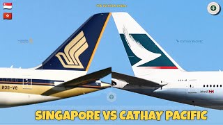 Singapore Airlines Vs Cathay Pacific Airways Comparison 2024! 🇸🇬 Vs 🇭🇰