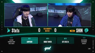 [2024 GSL S1] Ro.8 Group B Match1 Stats vs SHIN