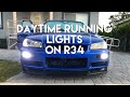 How to add Daytime Running Light LED’s to your Skyline R34