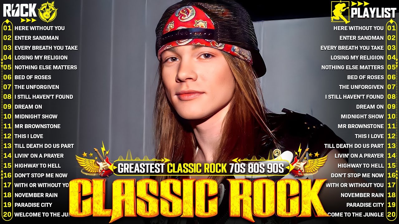 Best Classic Rock Songs Of All Time π₯ Guns N' Roses, Metallica, Nirvana, AC/DC, Aerosmith, Bon Jovi Best Classic Rock Songs Of All Time π₯ Guns N' Roses, Metallica, Nirvana, AC/DC, Aerosmith, Bon Jovi