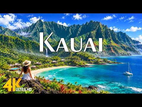 KAUAI 4K – Na Pali Coast, Waterfalls & Wild Nature of Hawaii’s Tropical Paradise