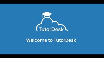 Sign up to TutorDesk!
