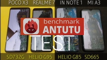 Poco x3, Realme 7, Micromax in note 1, Xiaomi mi a3, Antutu Benchmark Test Who is the winner?