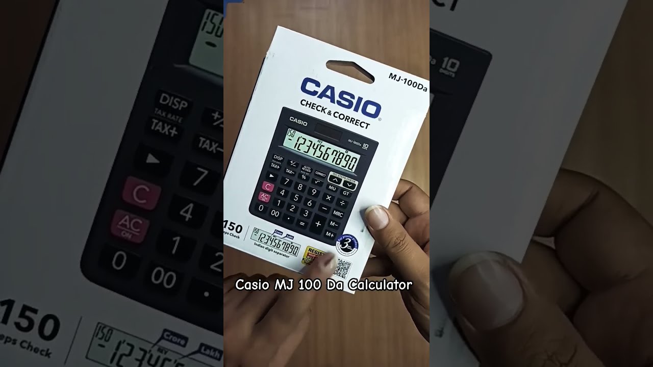 Casio MJ 100Da Calculator MRP RS 495 Only stationery officesupplies